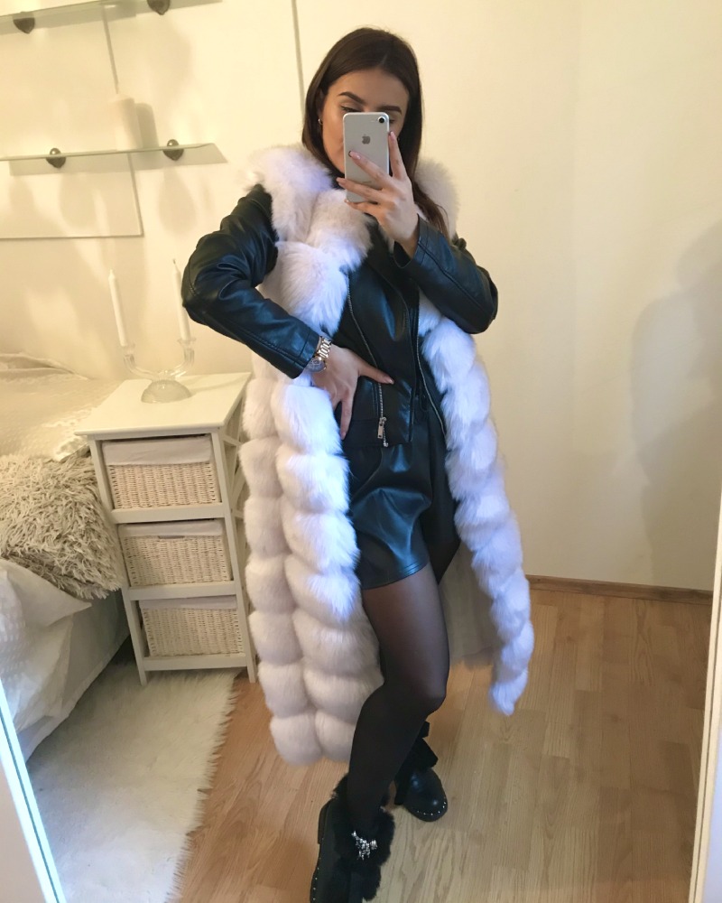 faux fur vest