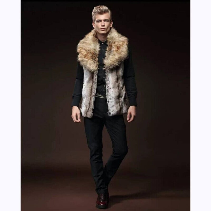 Why do men like faux fur vest